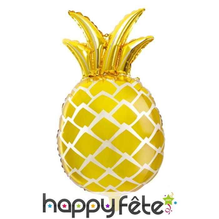 Ballon ananas gold de 67cm