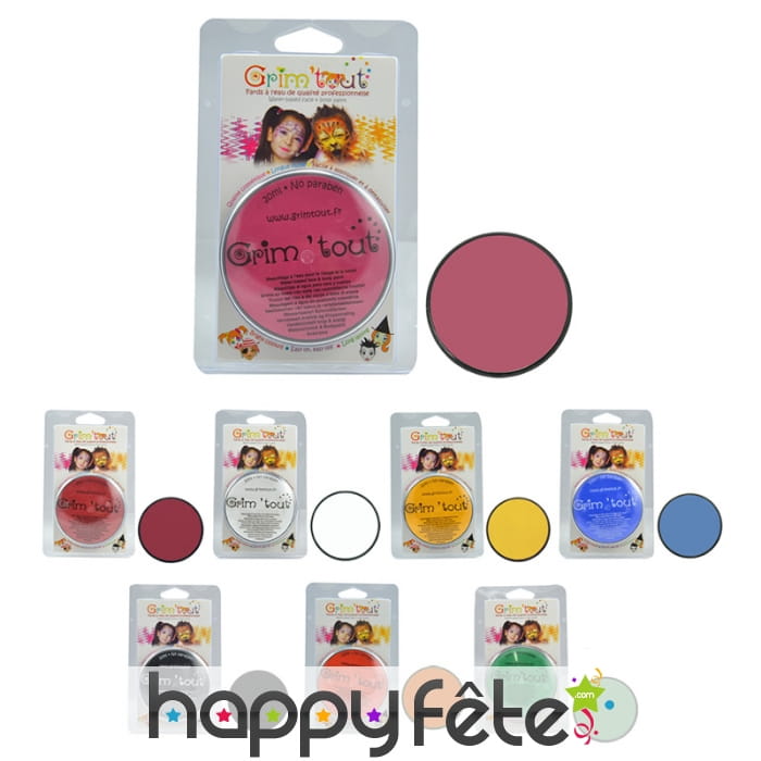 Blister avec galet de maquillage, Grim tout