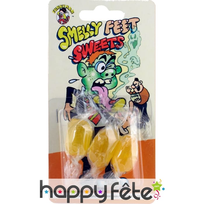 Bonbons au goût de pied qui pue