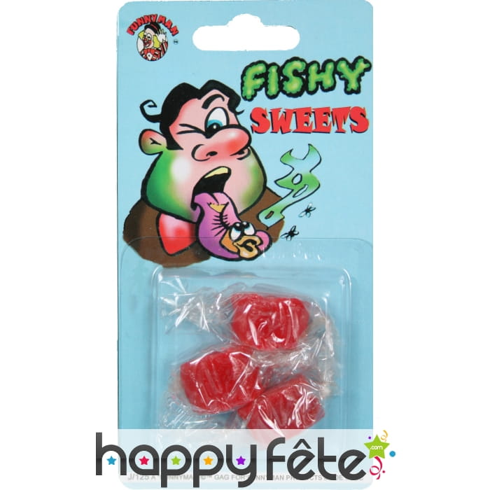 Bonbons au gout de poisson