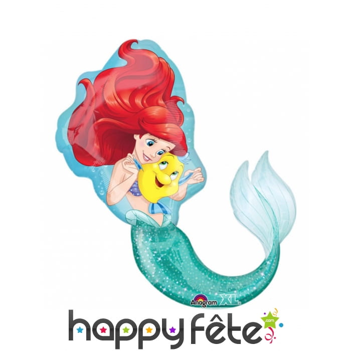 Ballon Arielle la petite sirène de 86cm
