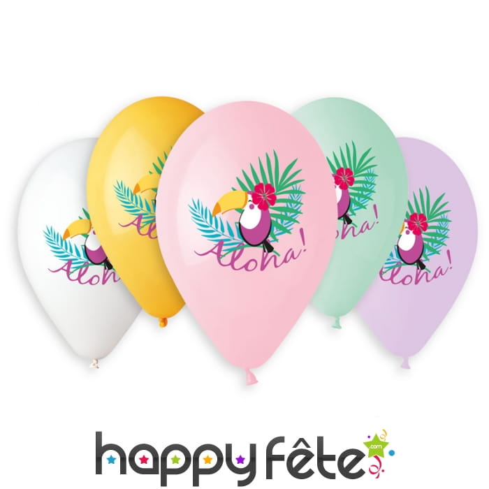 Ballons aloha toucan, par 5