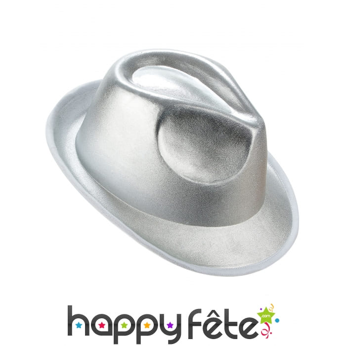 Borsalino argenté uni