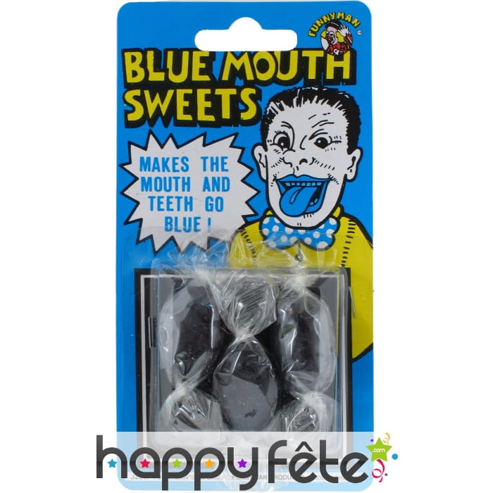 Bonbons bouche bleue
