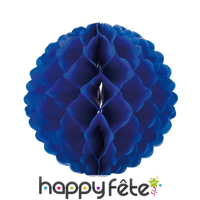 Boule bleue non festonée