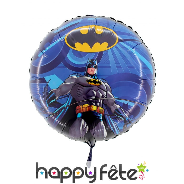 Ballon Batman rond en alu, 45cm