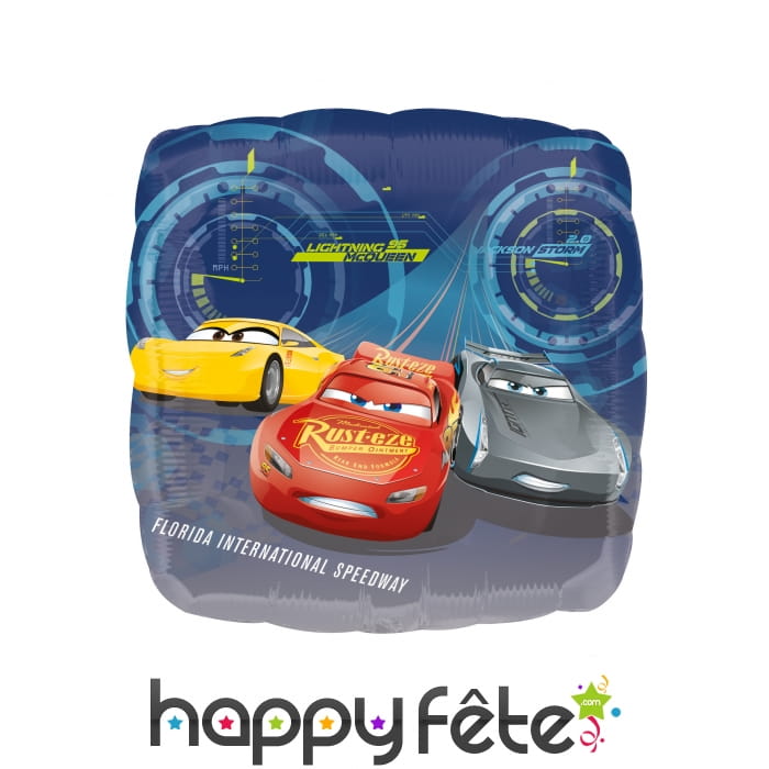 Ballon carré Cars de 43 cm