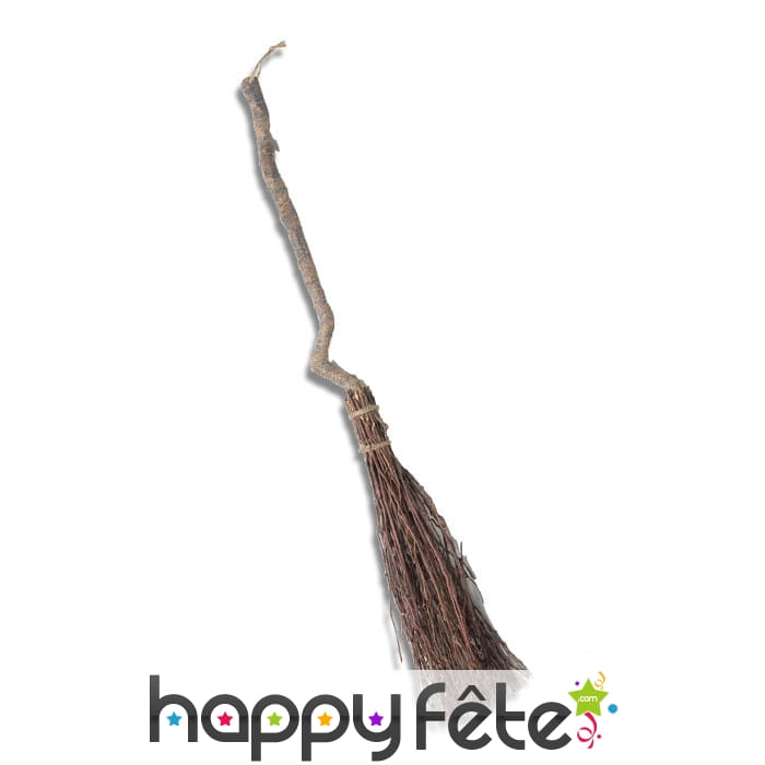 Balai courbé de de sorcière, 1m