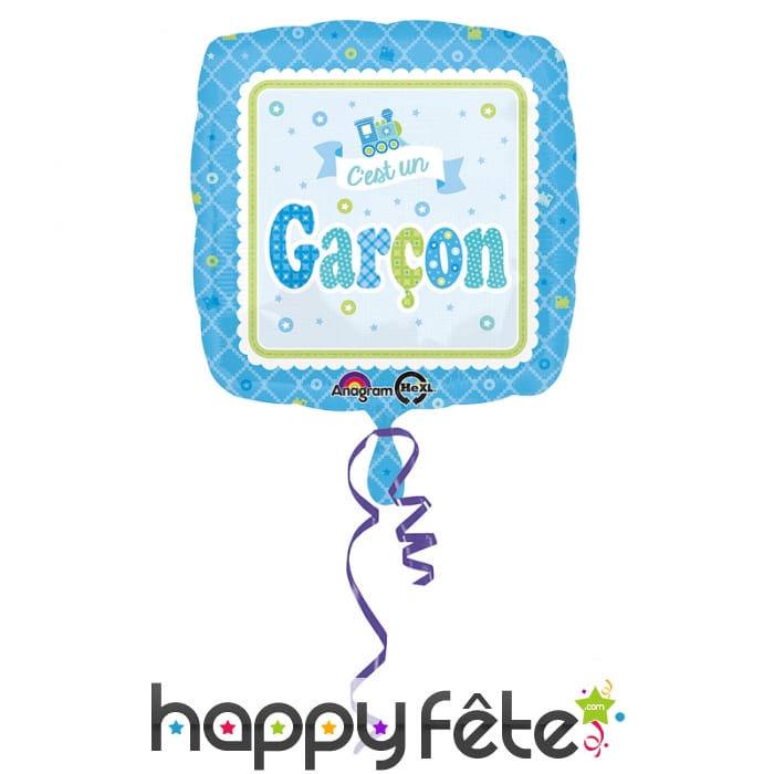 Ballon c'est un garçon, carré