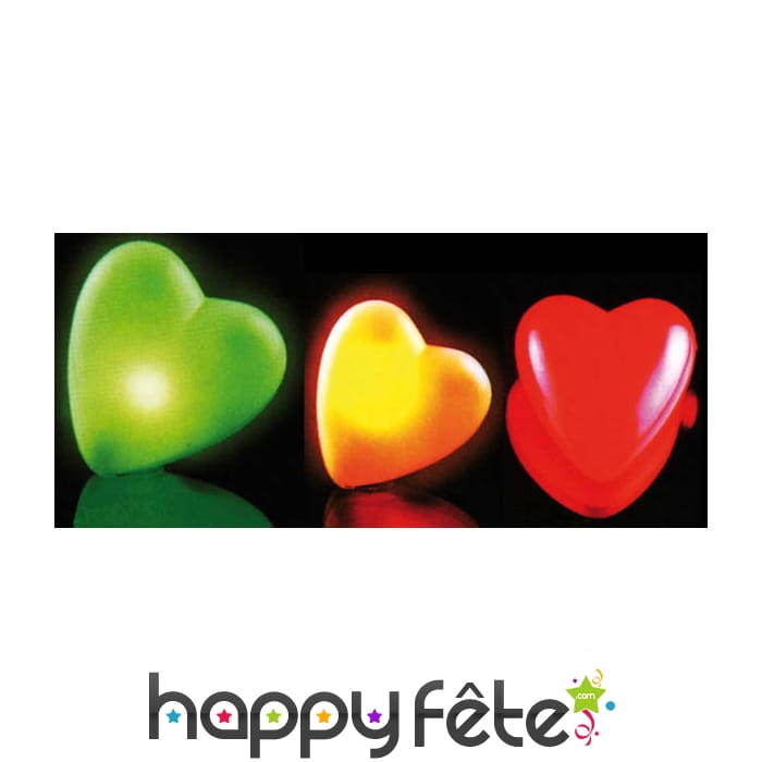 Broche coeur lumineux