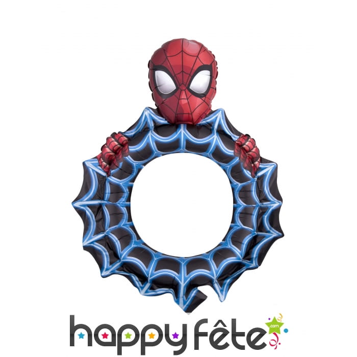Ballon cadre Spiderman toile d'araignée, 68 x 81cm