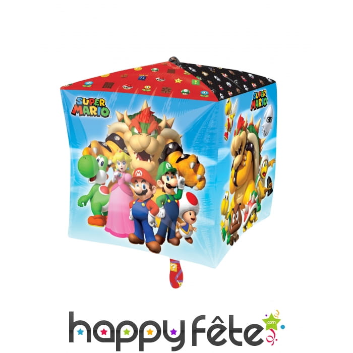 Ballon cube Super Mario de 38 cm