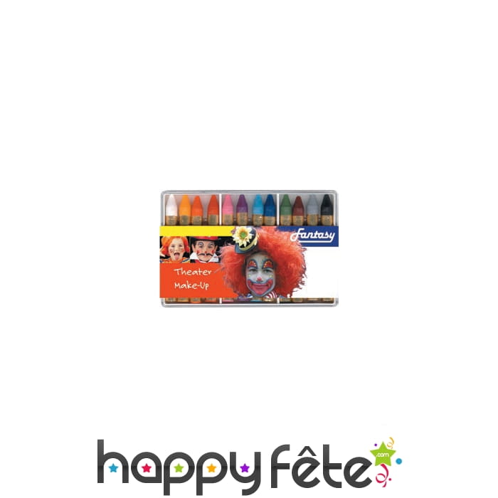 Boîte de 12 crayons gras