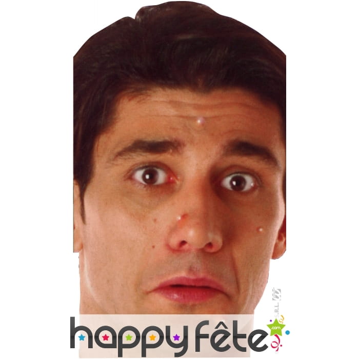 Boutons d'acné + colle