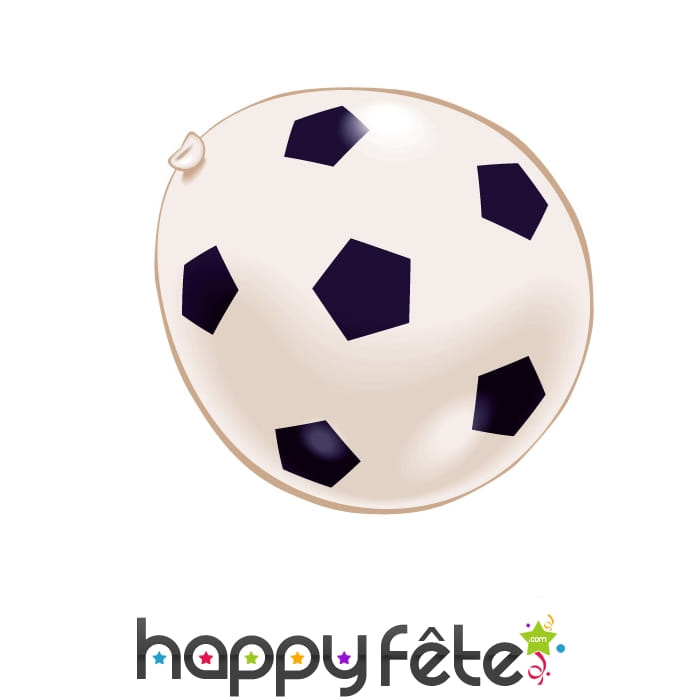 Ballon de baudruche motifs football