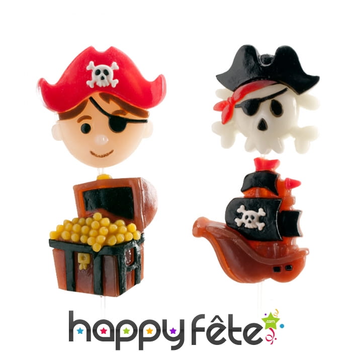 Brochettes de bonbons pirates gélifiés