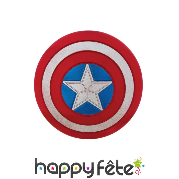 Bouclier de Captain America scintillant de 30 cm