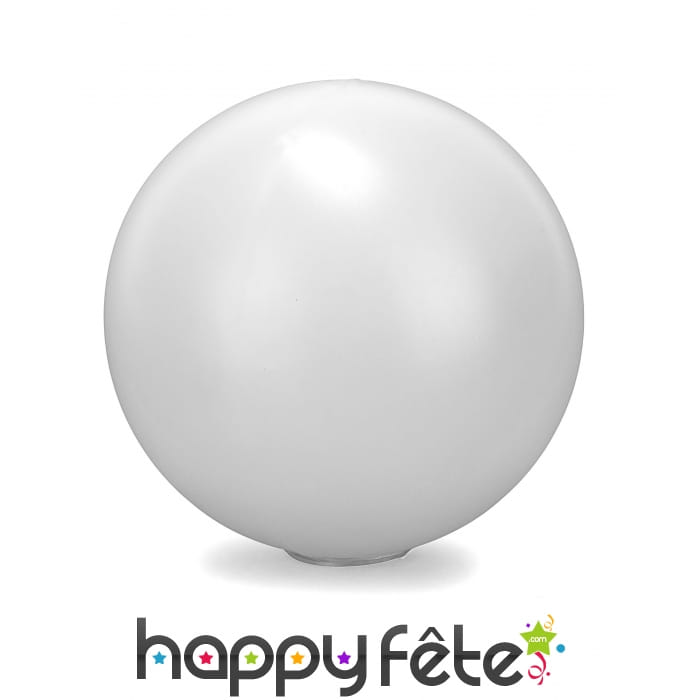 Boule de cristal blanche lumineuse 12cm