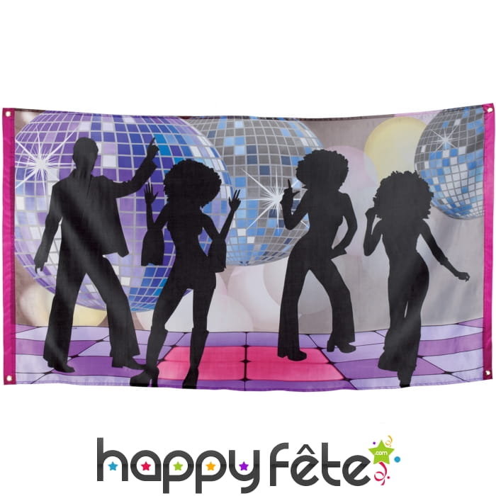 Banderole disco de 90 x 150cm