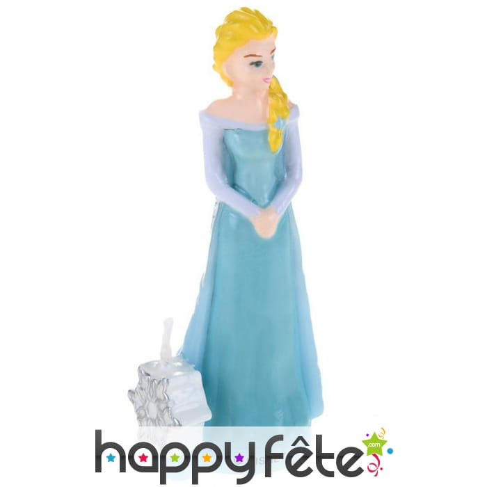 Bougie de Elsa la reine des neiges en 3D 9,5 cm