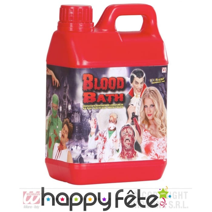 Bidon de faux sang