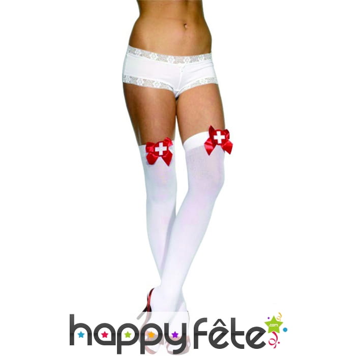 Bas d'infirmière autofixants