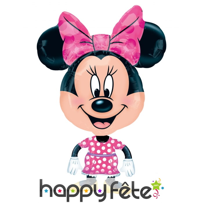 Ballon de Minnie Mouse avec grosse tête, 78 cm
