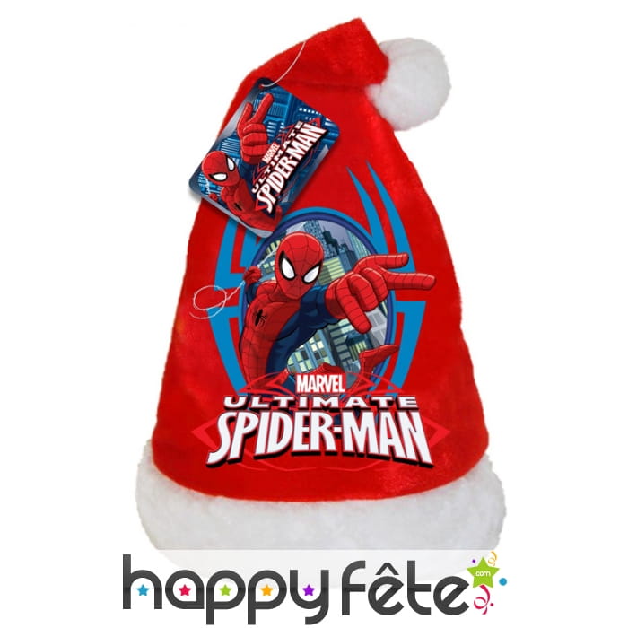 Bonnet de Noël spider man