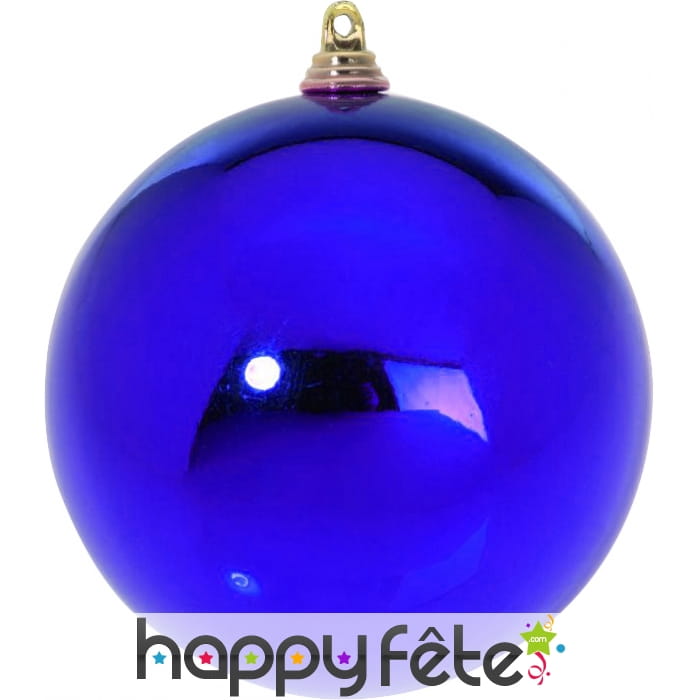 Boule de Noel bleu de 6cm