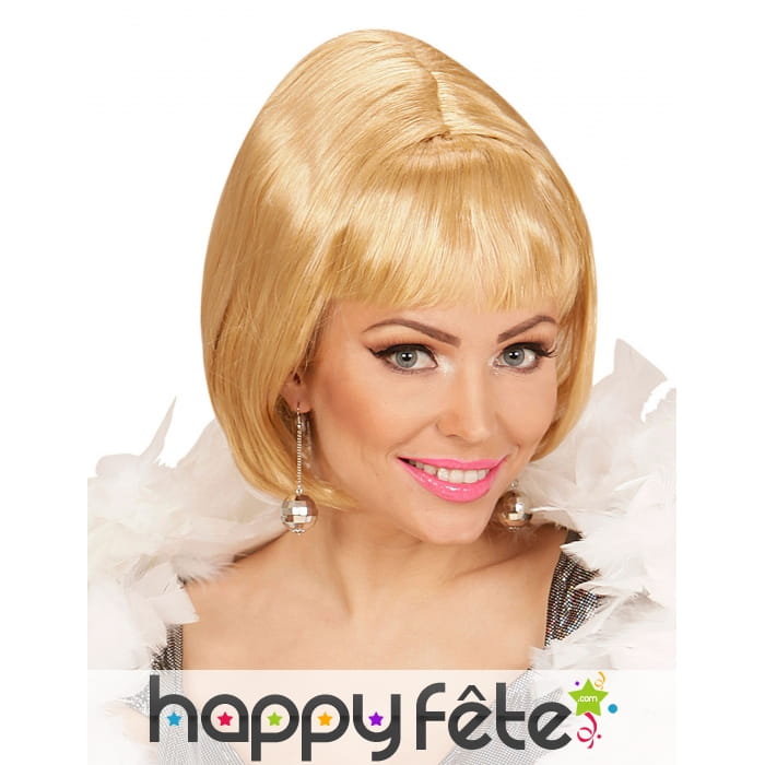 Boucles d'oreilles boules à facettes disco