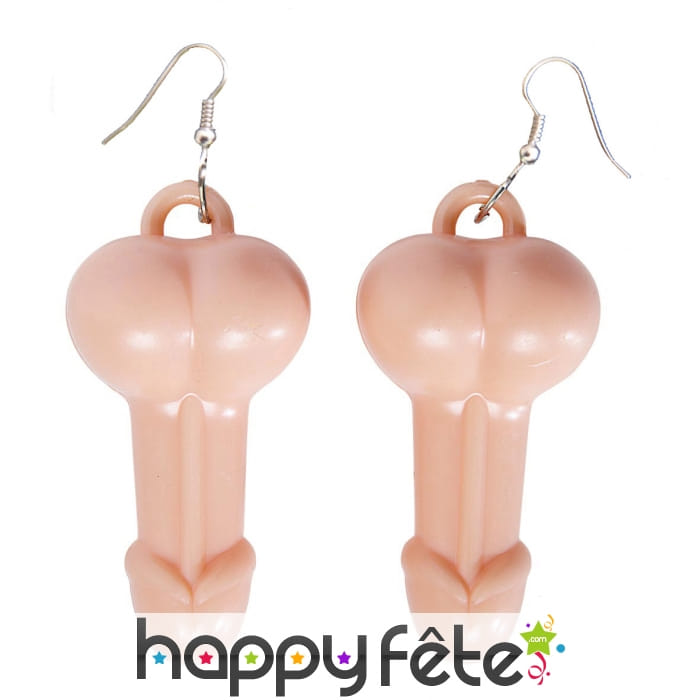 Boucles d'oreilles zizi