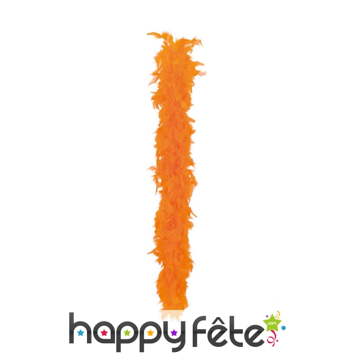 Boa de plumes oranges