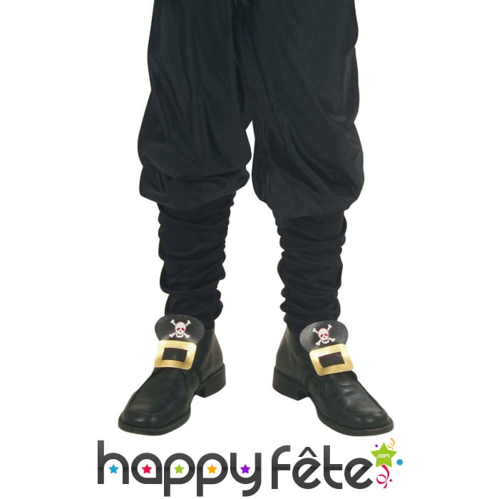 Boucles de pirate dorées pour chaussures