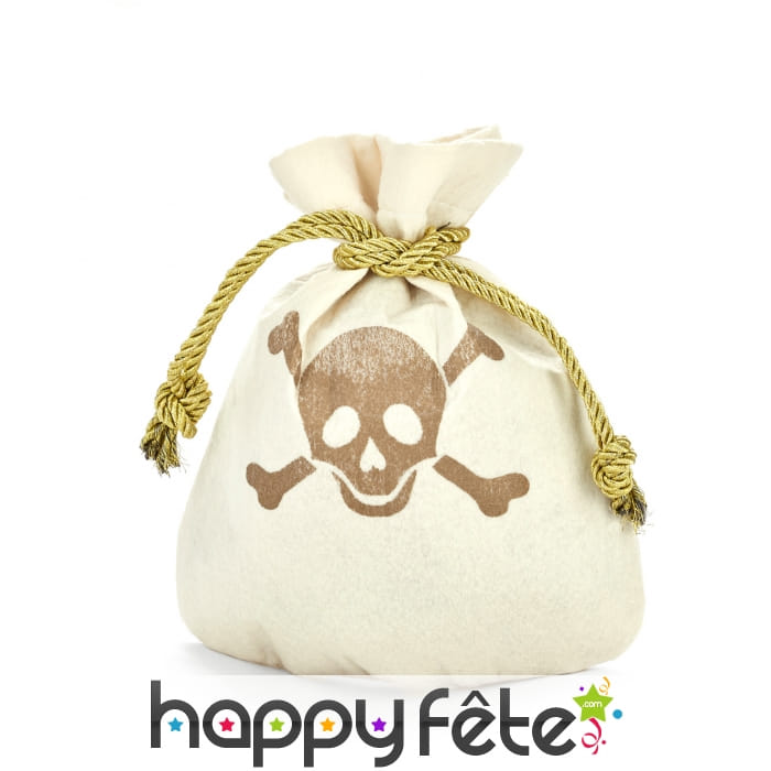 Bourse de pirate beige