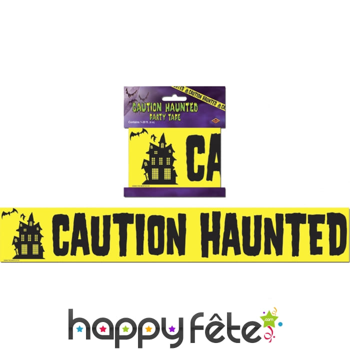 Bande de securite Attention Hanté