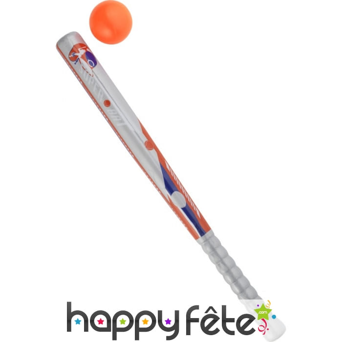 Balle et batte de baseball