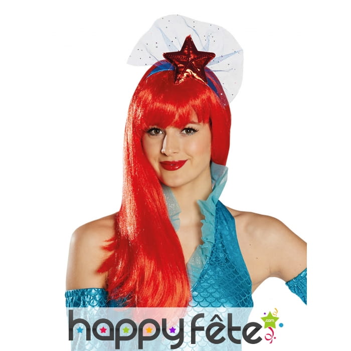 Bandeau étoile de mer rouge