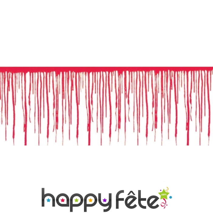 Banderole ensanglantée de 6m