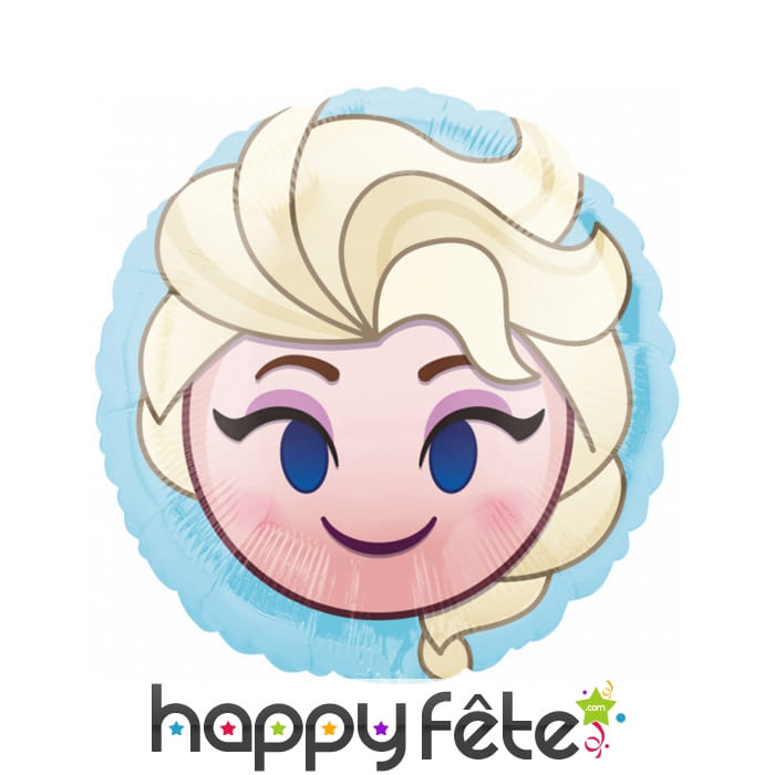 Ballon Elsa émoticone, La Reine des Neiges 43cm