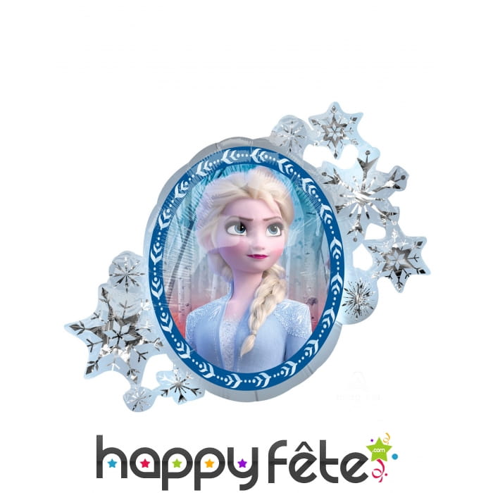 Ballon Elsa et Anna recto verso de 76cm