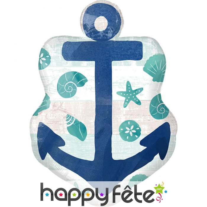 Ballon en forme d'ancre, 76cm