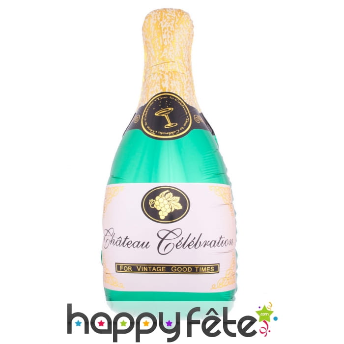 Ballon en forme de bouteille de bulles, 1m