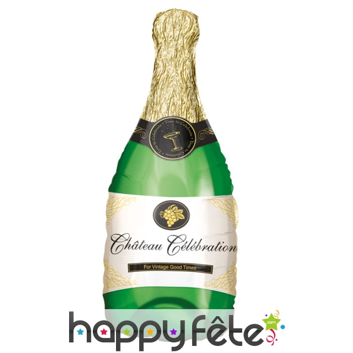Ballon en forme de bouteille de mousseux