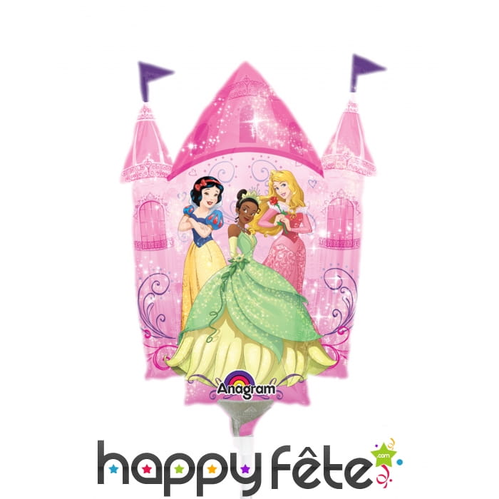 Ballon en forme de château Princesses Disney, 33cm