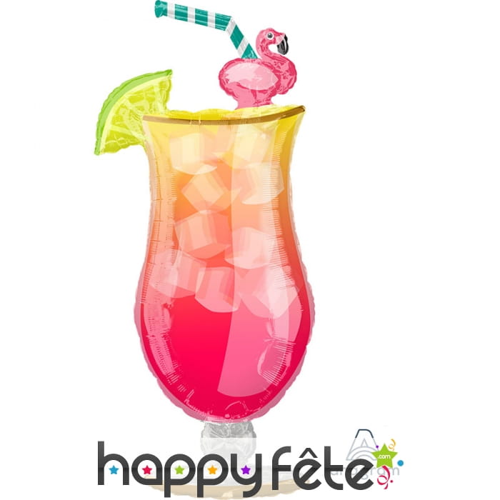 Ballon en forme de cocktail de 104cm