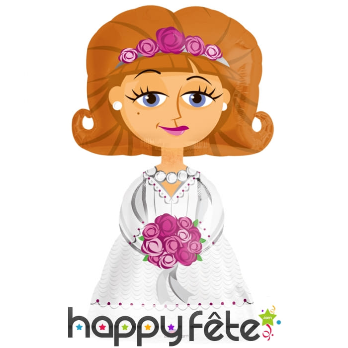 Ballon en forme de mariée