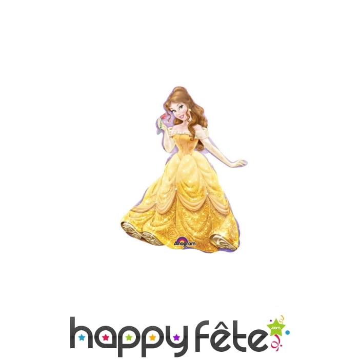 Ballon en forme de princesse Belle de 33cm