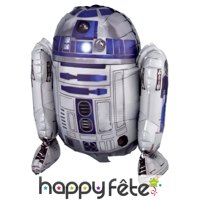Ballon en forme de R2 D2, 86 x 96 cm