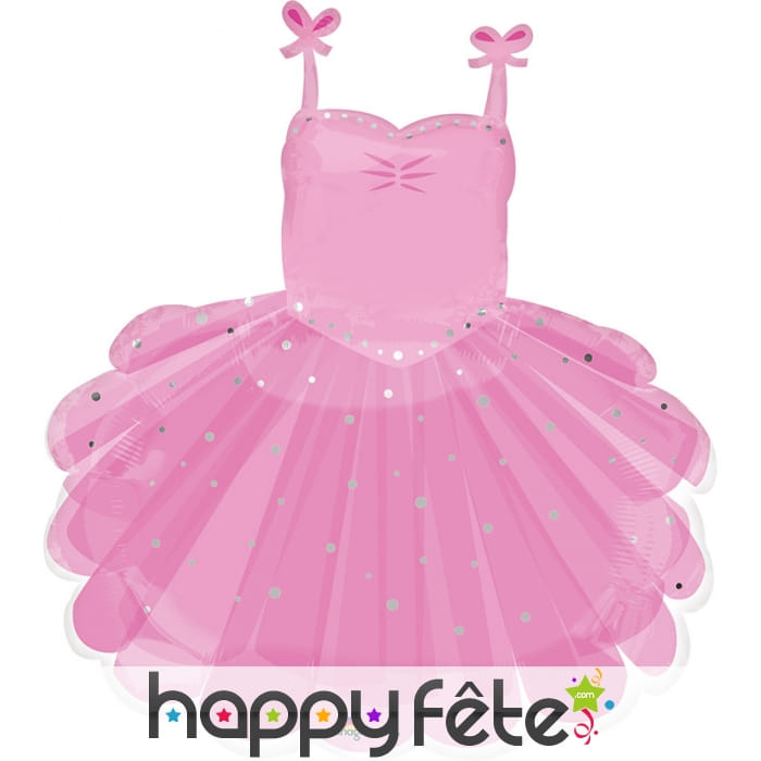 Ballon en forme de robe rose de ballerine