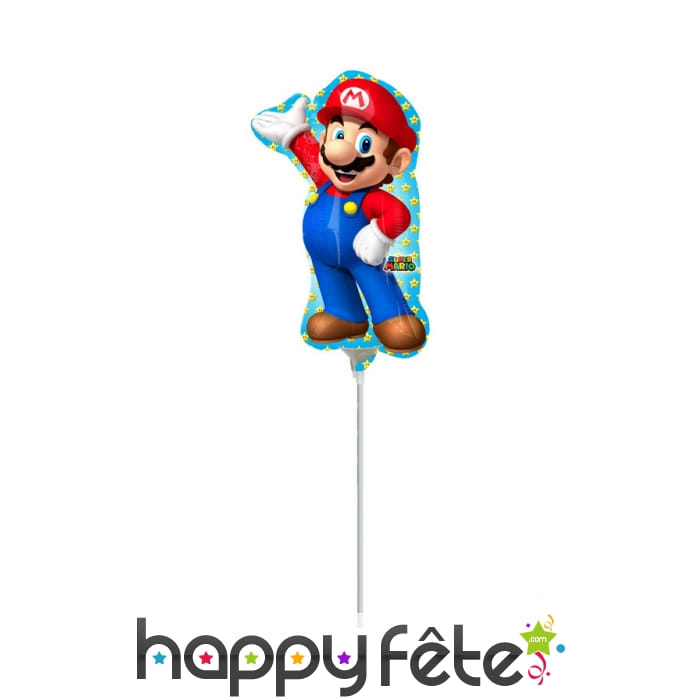 Ballon en forme de Super Mario, 20 X 30 cm